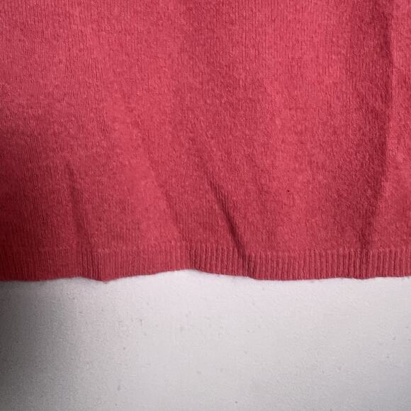 Ellen Tracy Womens 100% Cashmere Sweater Sz S Pink Quite Luxury - Picture 7 of 13